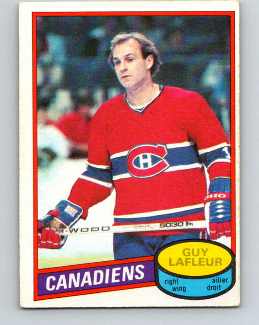 1980-81 O-Pee-Chee #10 Guy Lafleur  Montreal Canadiens  V37105