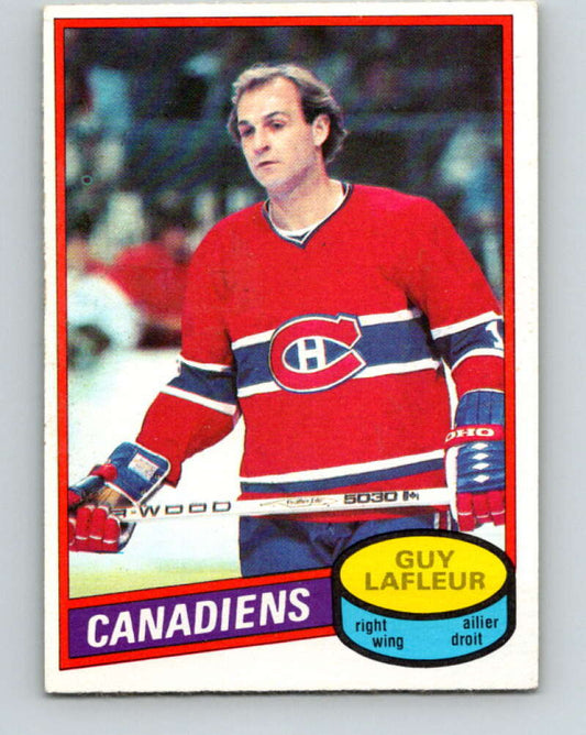 1980-81 O-Pee-Chee #10 Guy Lafleur  Montreal Canadiens  V37107