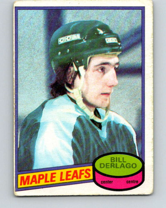 1980-81 O-Pee-Chee #11 Bill Derlago  RC Rookie Toronto Maple Leafs  V37118