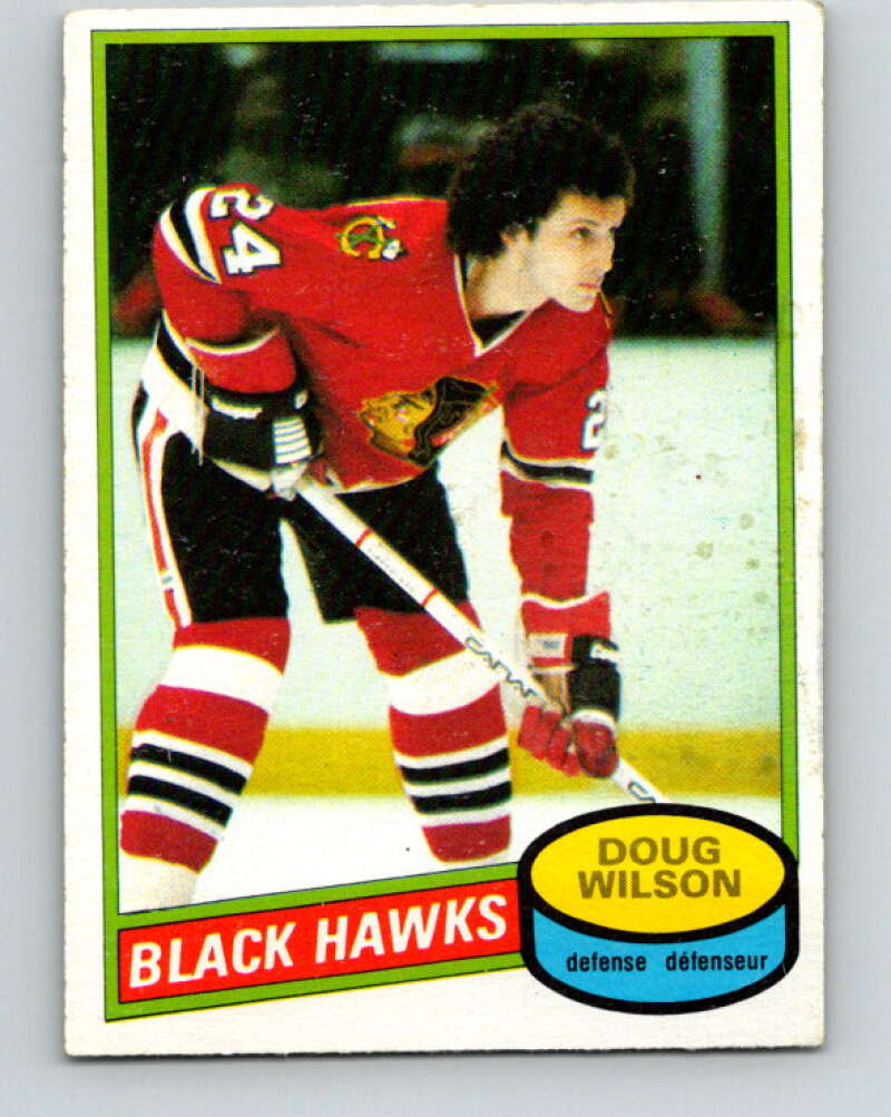 1980-81 O-Pee-Chee #12 Doug Wilson  Chicago Blackhawks  V37123