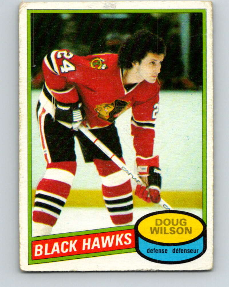 1980-81 O-Pee-Chee #12 Doug Wilson  Chicago Blackhawks  V37130