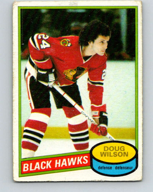 1980-81 O-Pee-Chee #12 Doug Wilson  Chicago Blackhawks  V37130