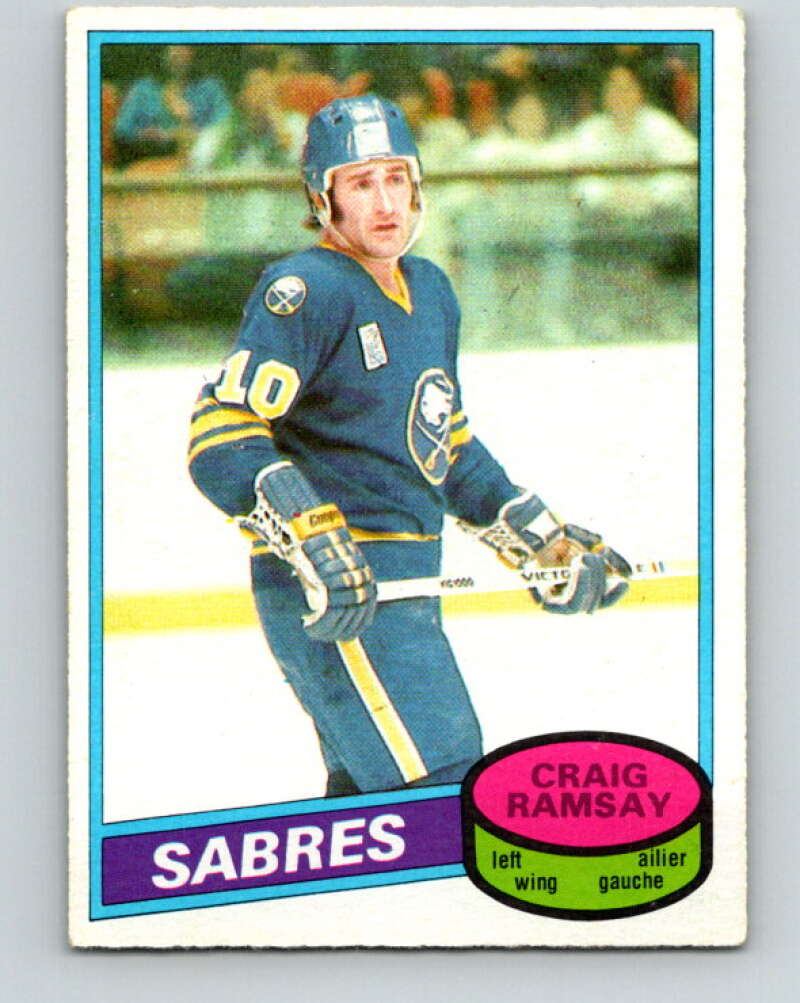 1980-81 O-Pee-Chee #13 Craig Ramsay  Buffalo Sabres  V37133