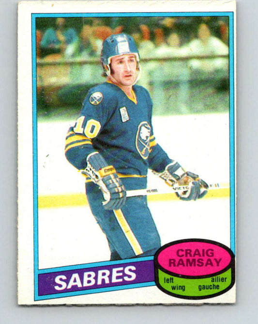 1980-81 O-Pee-Chee #13 Craig Ramsay  Buffalo Sabres  V37134