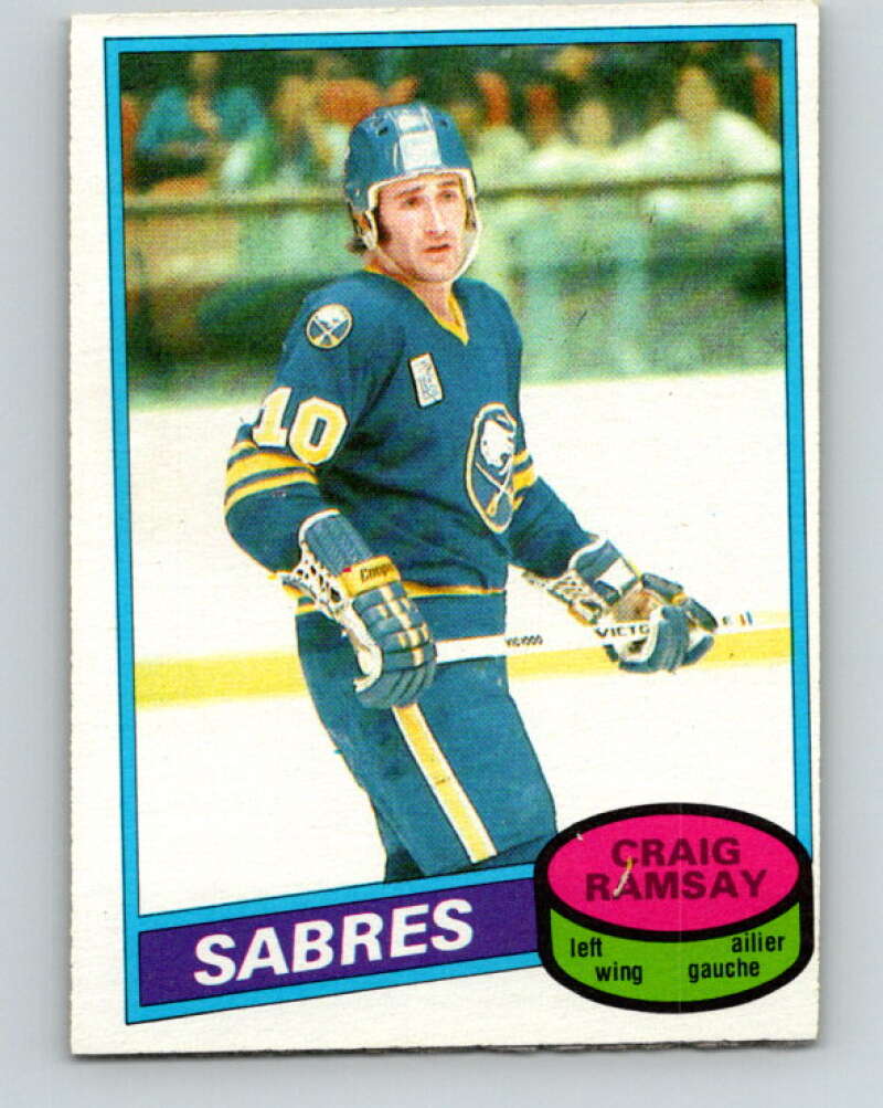 1980-81 O-Pee-Chee #13 Craig Ramsay  Buffalo Sabres  V37138