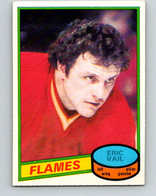 1980-81 O-Pee-Chee #15 Eric Vail  Calgary Flames  V37150
