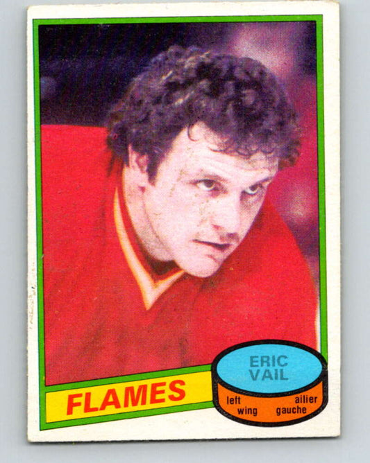 1980-81 O-Pee-Chee #15 Eric Vail  Calgary Flames  V37151
