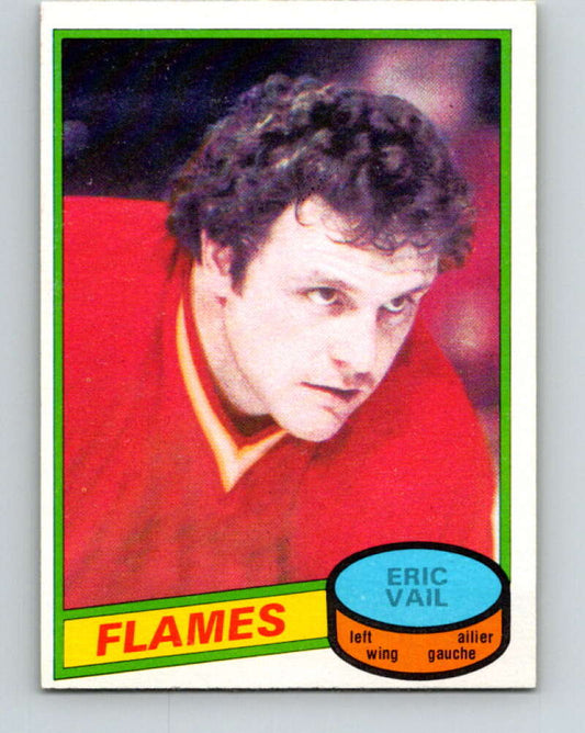 1980-81 O-Pee-Chee #15 Eric Vail  Calgary Flames  V37154