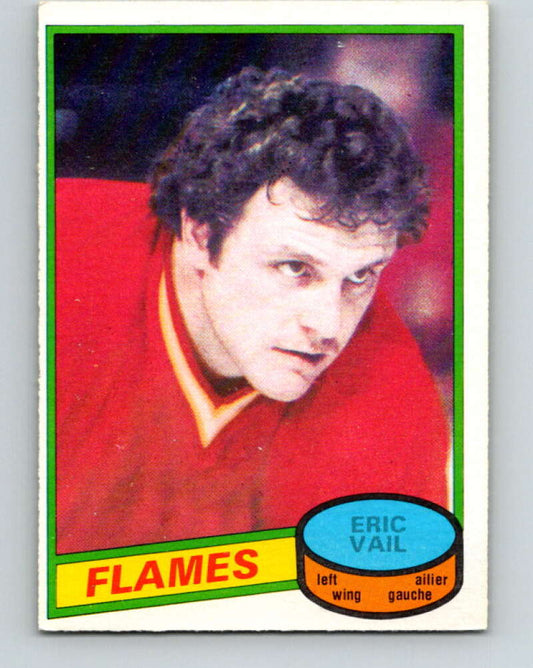 1980-81 O-Pee-Chee #15 Eric Vail  Calgary Flames  V37157