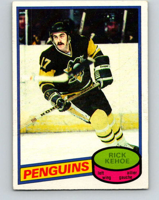 1980-81 O-Pee-Chee #18 Rick Kehoe  Pittsburgh Penguins  V37190