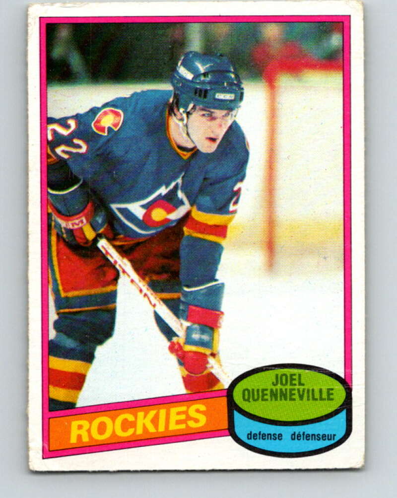 1980-81 O-Pee-Chee #19 Joel Quenneville  Colorado Rockies  V37194