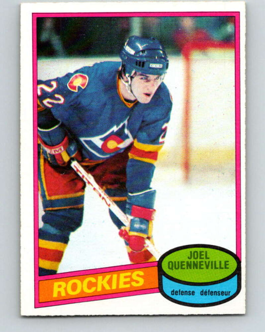 1980-81 O-Pee-Chee #19 Joel Quenneville  Colorado Rockies  V37195