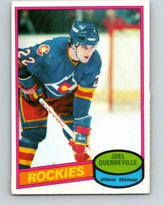 1980-81 O-Pee-Chee #19 Joel Quenneville  Colorado Rockies  V37196