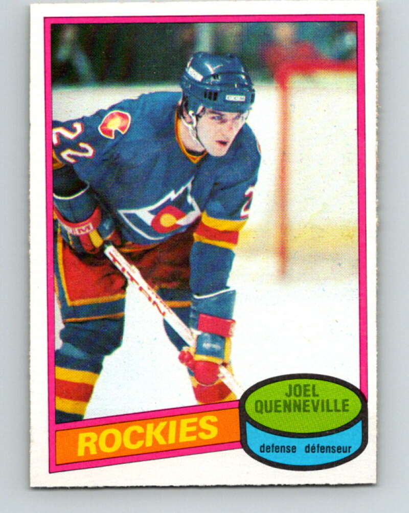 1980-81 O-Pee-Chee #19 Joel Quenneville  Colorado Rockies  V37197