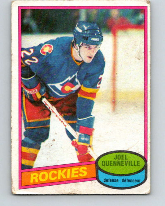 1980-81 O-Pee-Chee #19 Joel Quenneville  Colorado Rockies  V37202