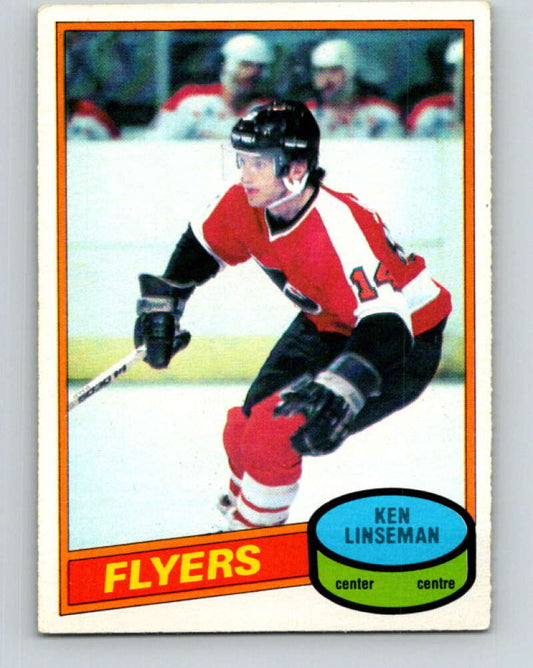 1980-81 O-Pee-Chee #24 Ken Linseman  Philadelphia Flyers  V37234