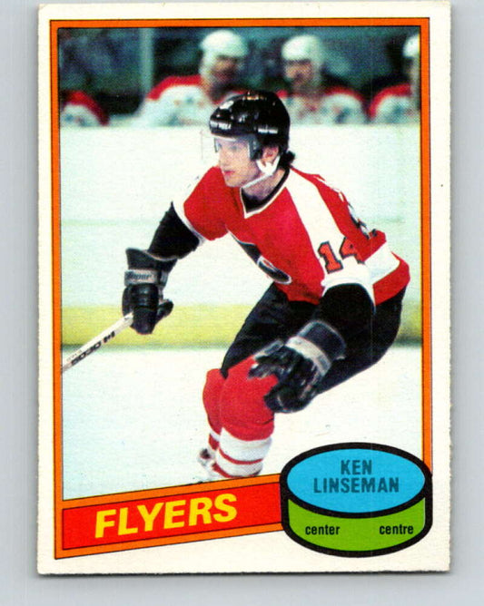 1980-81 O-Pee-Chee #24 Ken Linseman  Philadelphia Flyers  V37235