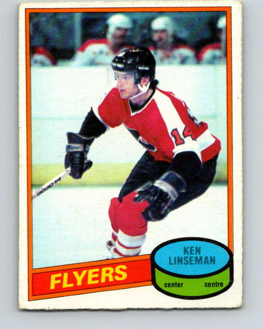 1980-81 O-Pee-Chee #24 Ken Linseman  Philadelphia Flyers  V37237