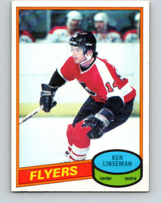 1980-81 O-Pee-Chee #24 Ken Linseman  Philadelphia Flyers  V37242