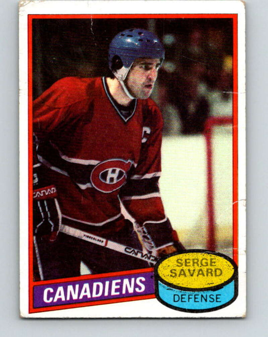 1980-81 O-Pee-Chee #26 Serge Savard  Montreal Canadiens  V37251