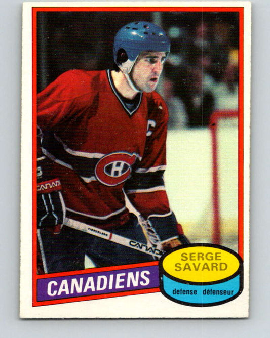 1980-81 O-Pee-Chee #26 Serge Savard  Montreal Canadiens  V37253
