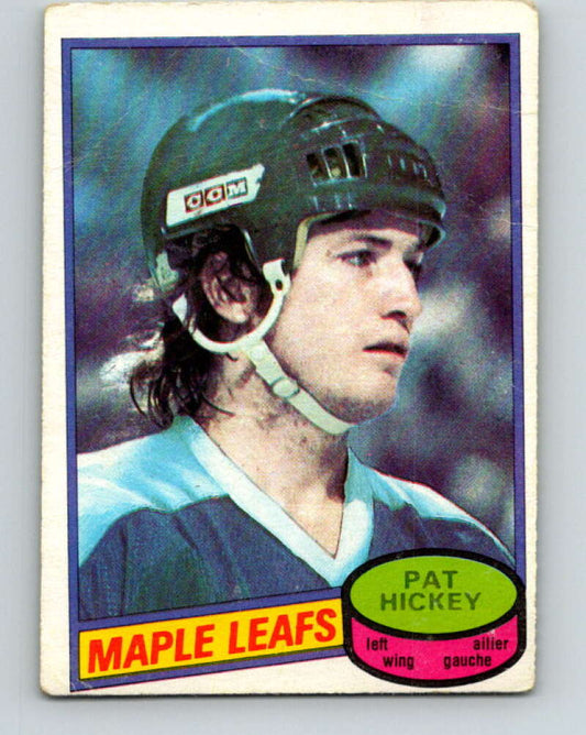 1980-81 O-Pee-Chee #28 Pat Hickey  Toronto Maple Leafs  V37267