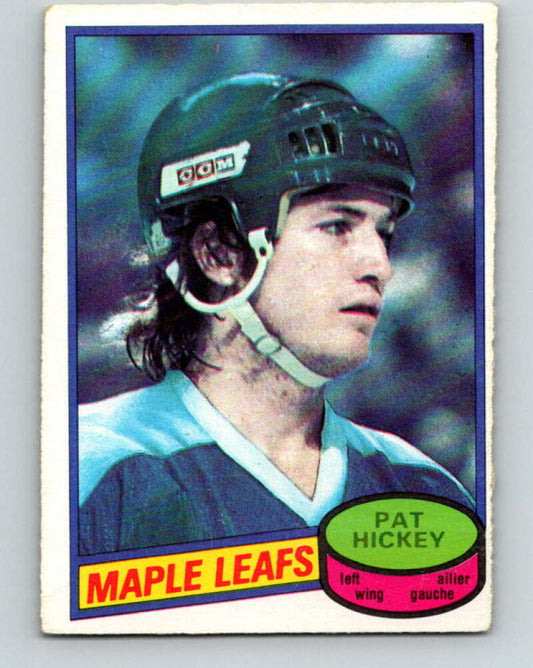 1980-81 O-Pee-Chee #28 Pat Hickey  Toronto Maple Leafs  V37268