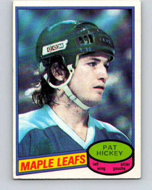 1980-81 O-Pee-Chee #28 Pat Hickey  Toronto Maple Leafs  V37270