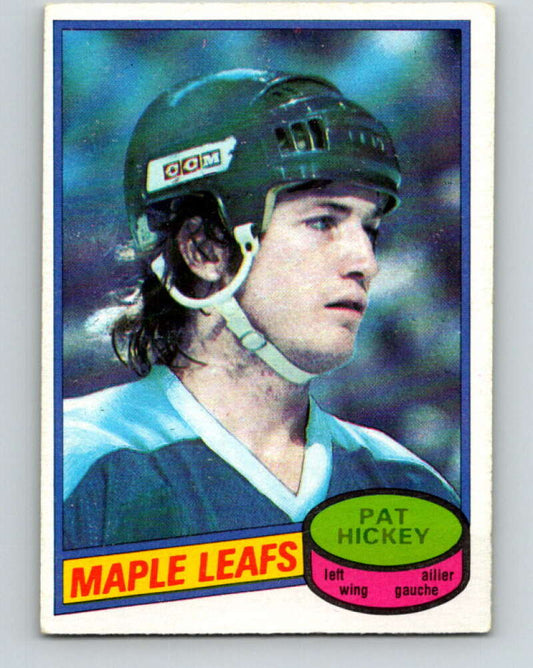 1980-81 O-Pee-Chee #28 Pat Hickey  Toronto Maple Leafs  V37276