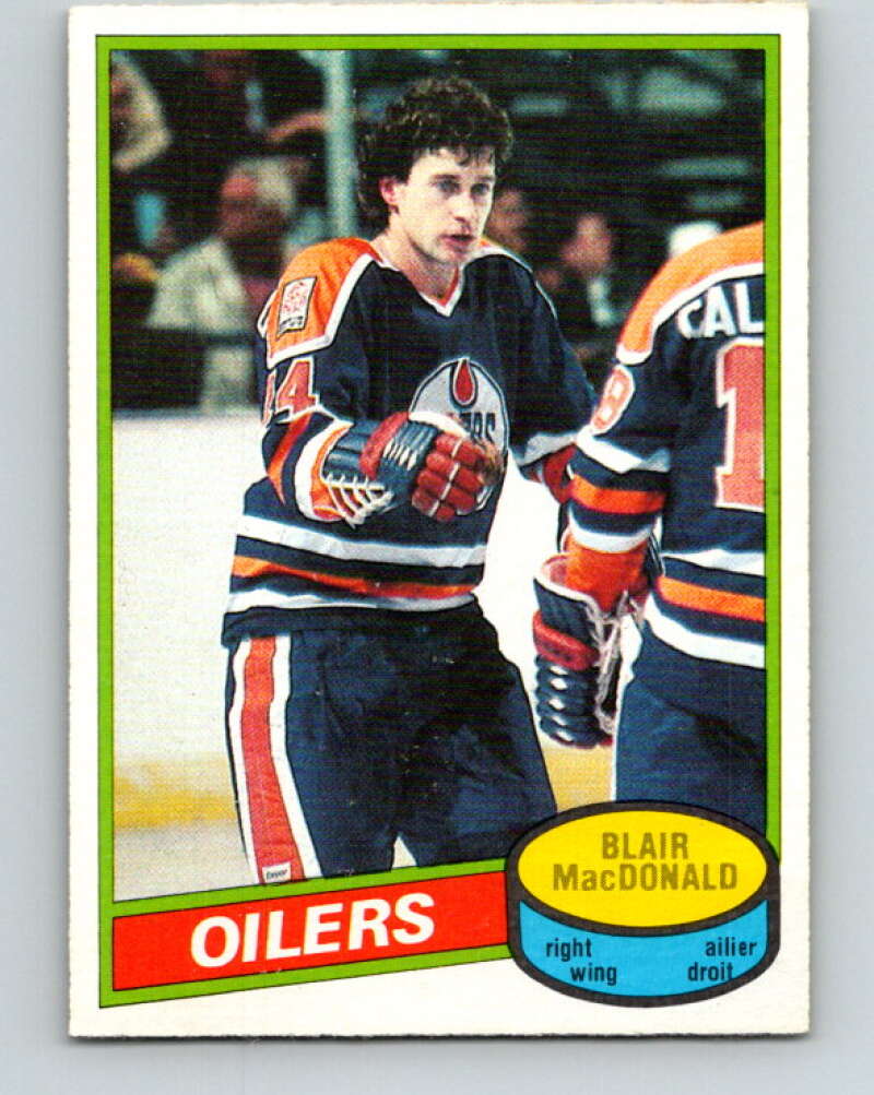 1980-81 O-Pee-Chee #32 Blair MacDonald  Edmonton Oilers  V37303