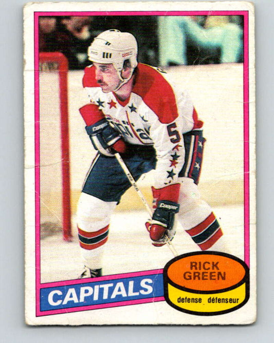 1980-81 O-Pee-Chee #33 Rick Green  Washington Capitals  V37317