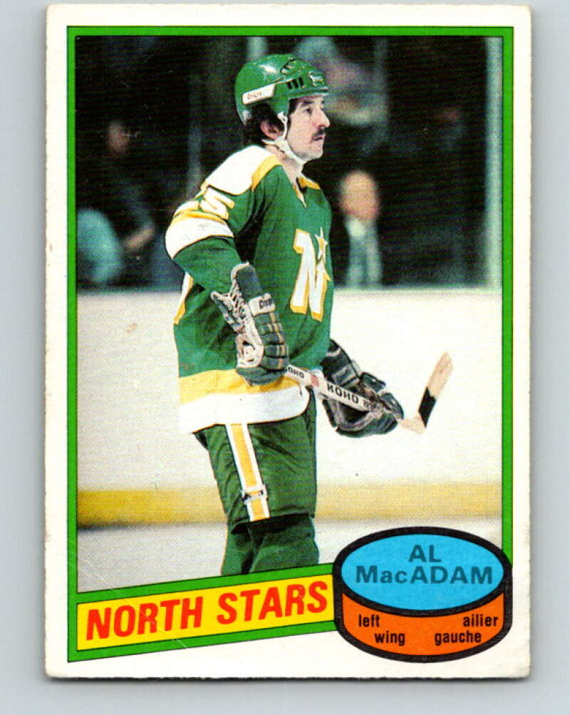 1980-81 O-Pee-Chee #34 Al MacAdam  Minnesota North Stars  V37322