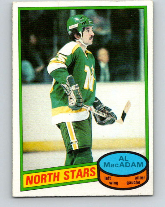 1980-81 O-Pee-Chee #34 Al MacAdam  Minnesota North Stars  V37323