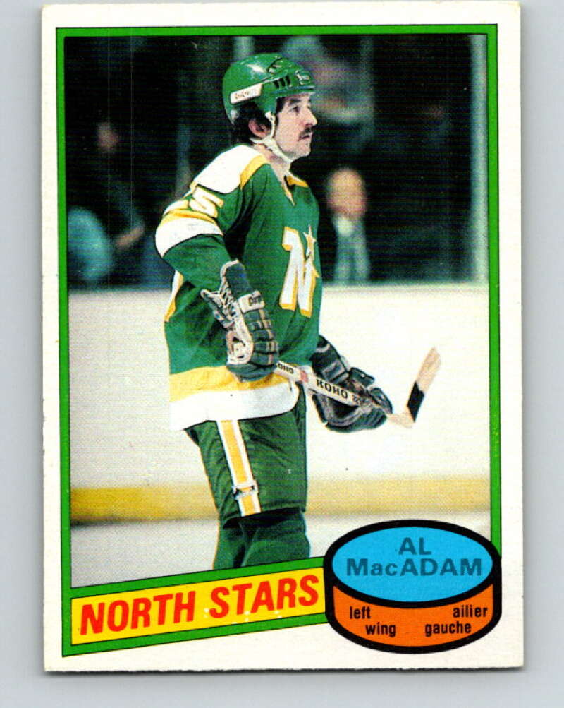 1980-81 O-Pee-Chee #34 Al MacAdam  Minnesota North Stars  V37326