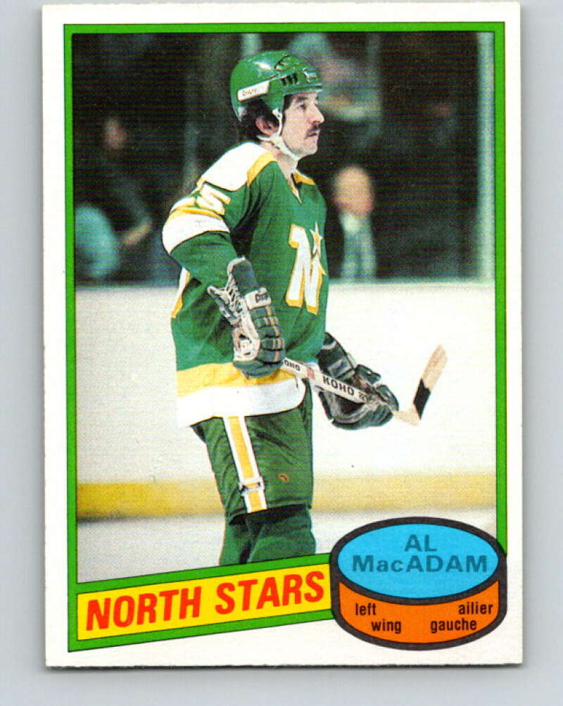 1980-81 O-Pee-Chee #34 Al MacAdam  Minnesota North Stars  V37329