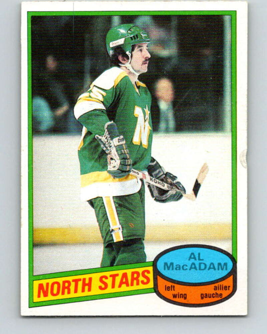 1980-81 O-Pee-Chee #34 Al MacAdam  Minnesota North Stars  V37330