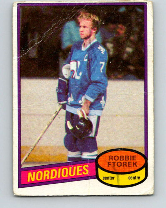 1980-81 O-Pee-Chee #35 Robbie Ftorek  Quebec Nordiques  V37331