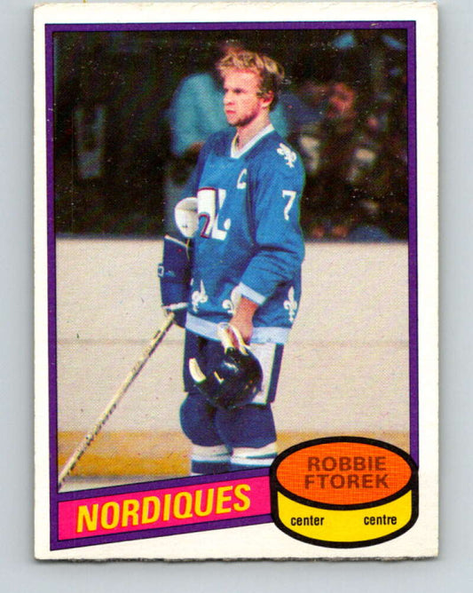 1980-81 O-Pee-Chee #35 Robbie Ftorek  Quebec Nordiques  V37332