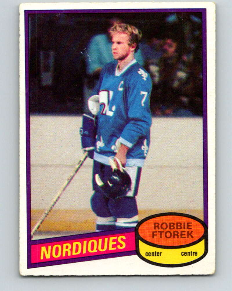 1980-81 O-Pee-Chee #35 Robbie Ftorek  Quebec Nordiques  V37333