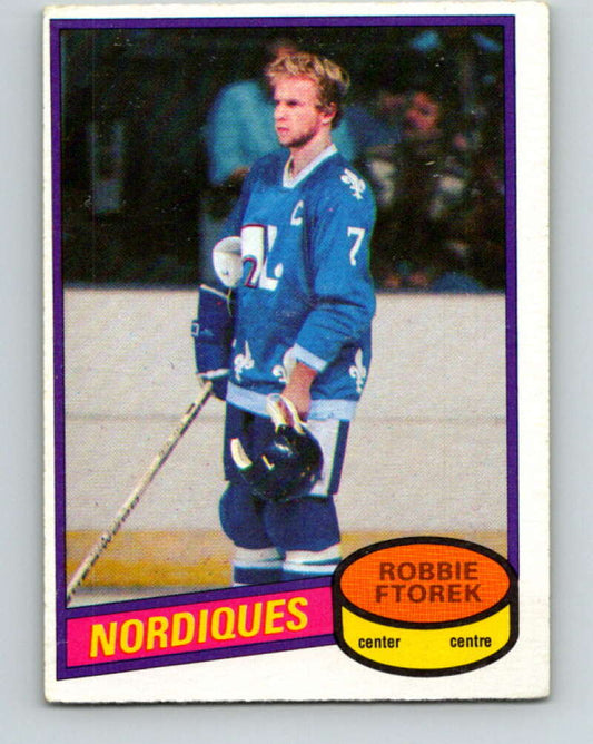 1980-81 O-Pee-Chee #35 Robbie Ftorek  Quebec Nordiques  V37334