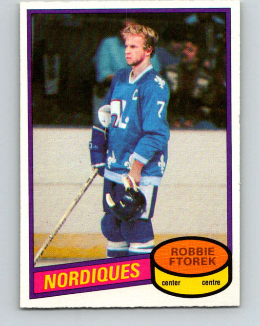 1980-81 O-Pee-Chee #35 Robbie Ftorek  Quebec Nordiques  V37337