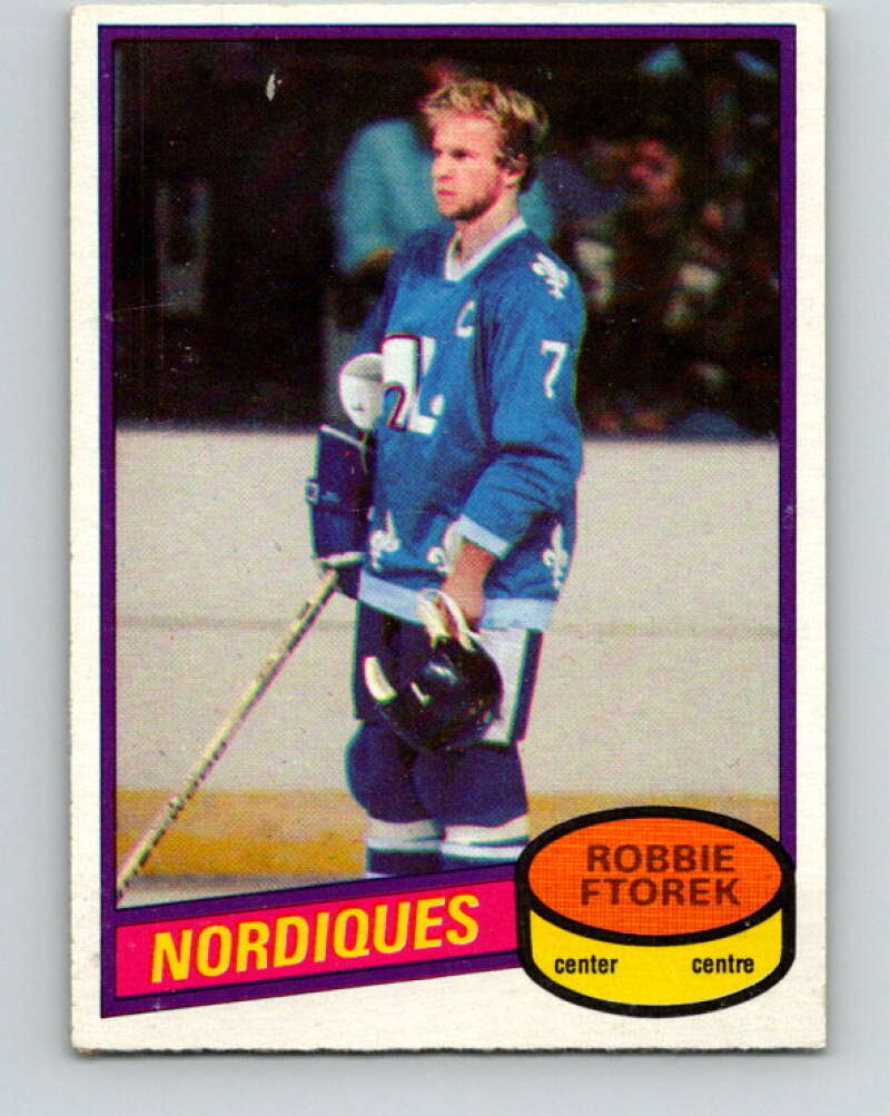 1980-81 O-Pee-Chee #35 Robbie Ftorek  Quebec Nordiques  V37338