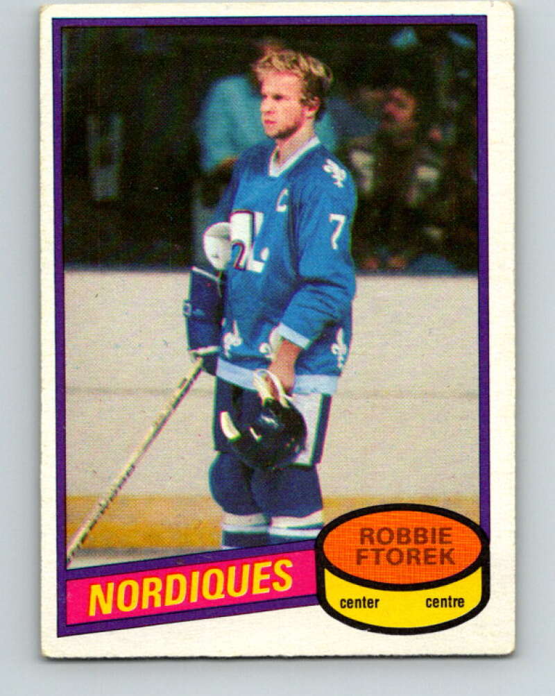 1980-81 O-Pee-Chee #35 Robbie Ftorek  Quebec Nordiques  V37339