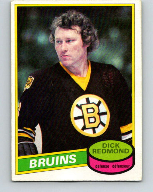 1980-81 O-Pee-Chee #36 Dick Redmond  Boston Bruins  V37340