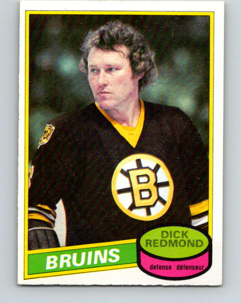 1980-81 O-Pee-Chee #36 Dick Redmond  Boston Bruins  V37341