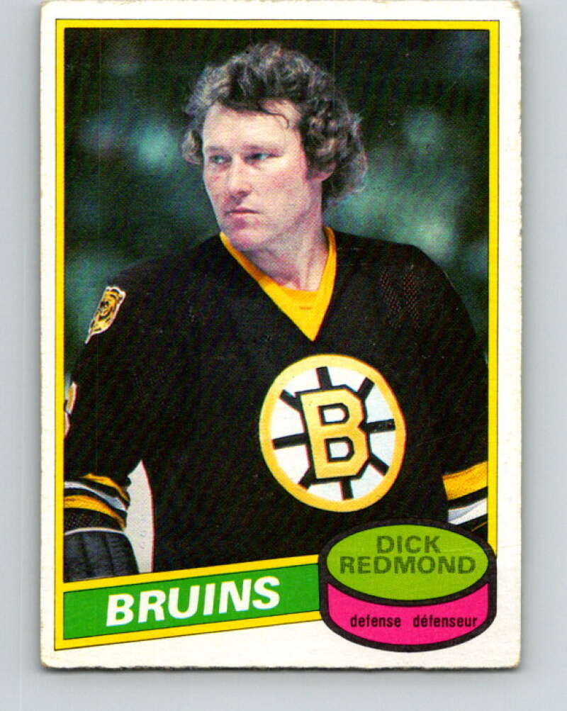 1980-81 O-Pee-Chee #36 Dick Redmond  Boston Bruins  V37343