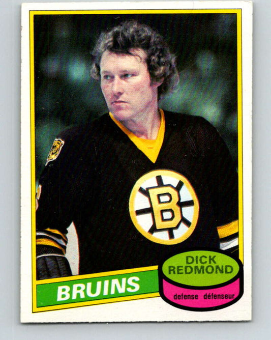 1980-81 O-Pee-Chee #36 Dick Redmond  Boston Bruins  V37344