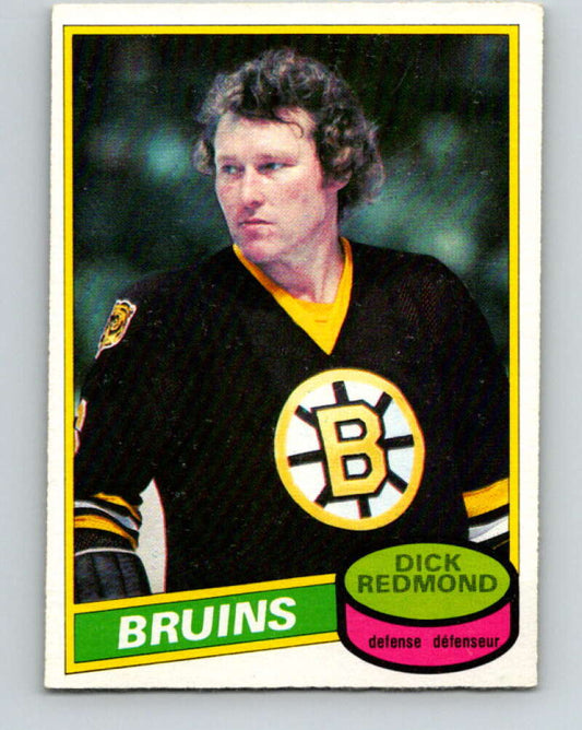 1980-81 O-Pee-Chee #36 Dick Redmond  Boston Bruins  V37347