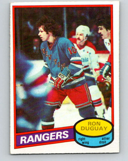 1980-81 O-Pee-Chee #37 Ron Duguay  New York Rangers  V37350