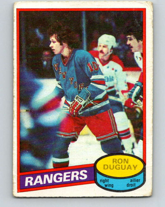 1980-81 O-Pee-Chee #37 Ron Duguay  New York Rangers  V37352